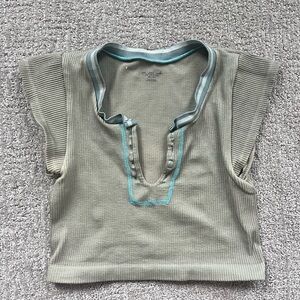 Urban outfitters Go For Gold Seamless Top